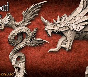 AE000743 Quetzalcoatl the Snake God -- Artisan Guild