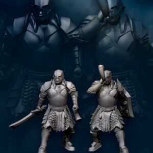 AE000447 Capitan  y Musico Uruk-hai  -- Davale Games