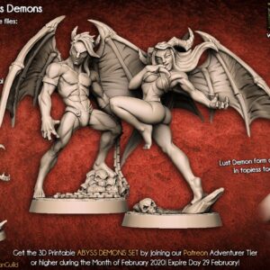 AE000204 Vanos & Aya - Lust Demons (Pinups)  -- Artisan Guild