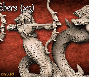 AE000757 Snakewoman Archers x3 -- Artisan Guild