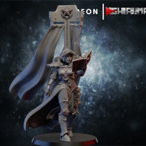 AE001996 Juez de batalla con Estandarte -- Ghamak