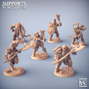AE000108 Modular Orc Barbarians  --Artisan Guild