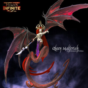 AE000893 Queen Malferiah in Demon Form -- Heroes Infinite