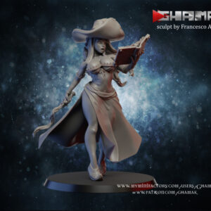 AE001768 Cazadora de Bruja Pin UP(4 modelos) -- Ghamak