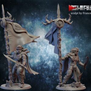 AE001750 Campeon del Bosque con Estandarte -- Ghamak