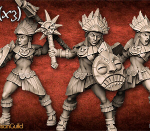 AE000752 Incas Warriors x3 -- Artisan Guild