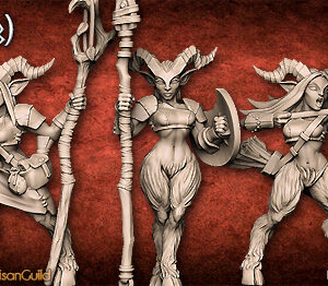 AE000714 Satyr Ladies -- Artisan Guild