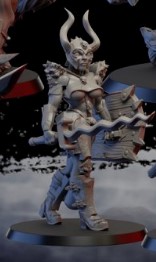 AE001741 Anti Paladin Barbaro del caos -- Ghamak