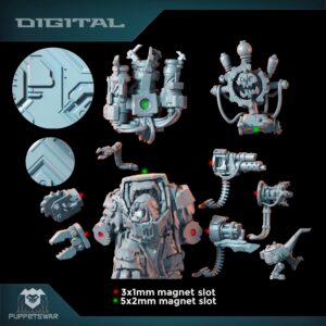 AE000173 Orcanicus Engineer in Buster Armour  -- PuppetsWar