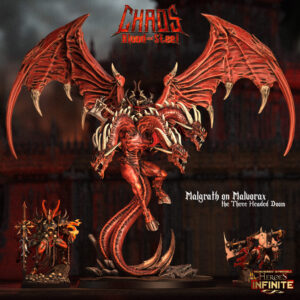 AE001516 Malgrath, Rey de la Guerra, en Criatura Malvorax -- Heroes Infinite