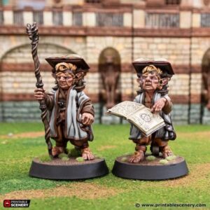 AE001669 Predicador Hobbit (Diggelsby Burrower, The Staff Bearer) -- Printable Scenery