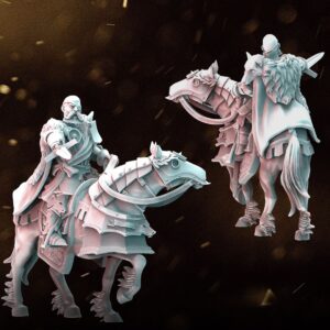 AE001473 Duque de Avernia en Caballo de Guerra(con Yelmo) -- Last Sword