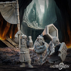 AE001295 Grupo de Mando Enano (Musico, Campeon y estandarte) -- The Pring Goes Ever On