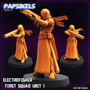 AE001539 Escuadron electro Fisher (5 Modelos) -- Papsikels Miniatures