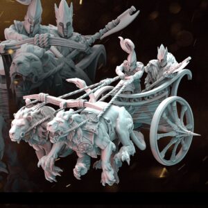 AE000435 Carro de Leones(leonas) Alto Elfo -- Last Sword