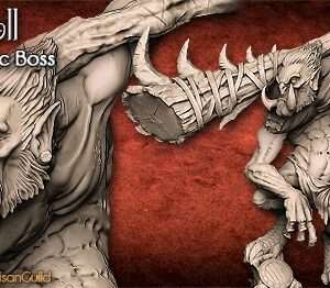 AE000722 Epic Boss Wood Troll -- Artisan Guild