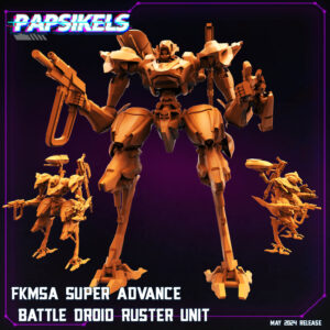 AE001541 FKMSA Super Robot de Combate Avanzado -- Papsikels Miniatures