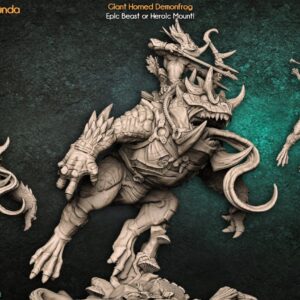 AE000400 Giant Horned Demonfrog -- Artisan Guild