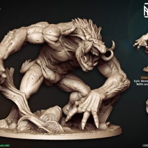 AE000072 Troll Gigante Negro  -- Artisan Guild