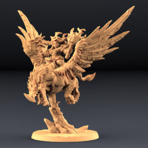 AE000212 Helga on Gryphon  -- Artisan Guild