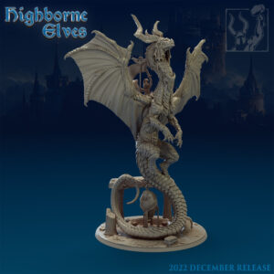 AE001382 Dragon Lunar con Jinete -- Titan Forge