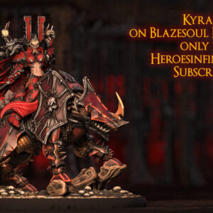 AE001510 Kyrasha, montado en Juggernaut -- Heroes Infinite