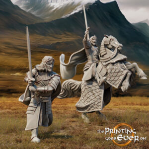 AE001244 Rey Aragorn a Pie y Caballo -- The Pring Goes Ever On