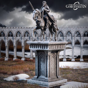 AE001317 Estatua Rey Aragorn -- The Pring Goes Ever On