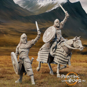 AE001245 Rey Theoden, a pie y caballo -- The Pring Goes Ever On