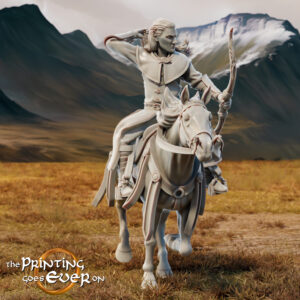 AE001246 Legolas a Caballo -- The Pring Goes Ever On