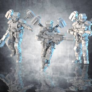 AE001695 Paratrooper(3 Modelos) -- Ghamak