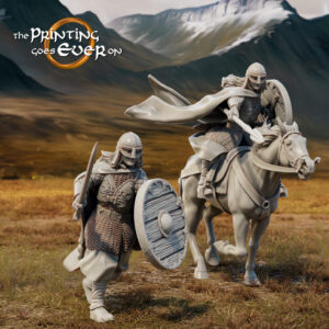 AE001250 Princesa Eowyn, A pie y Caballo -- The Pring Goes Ever On