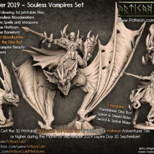 AE000130 Drakenmir on Bloodhunter Dire Bat  --Artisan Guild