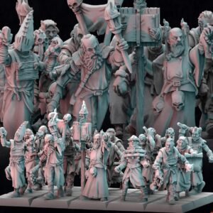 AE001455 Flagelantes(4 modelos modulares, con Grupor de Mando) -- Last Sword