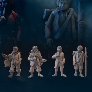 AE000436 Sam, Frodo, Pippin y Merry  -- Davale Games