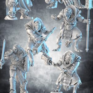 AE001718 Criaturas Infernales(4 Modelos) -- Ghamak