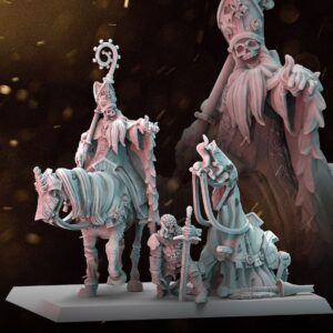 AE001474 Nigromante, en caballo, lanzando hechizo -- Last Sword