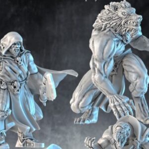 AE001717 Druida Humano (Versión Lobo) -- Ghamak