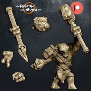 AE000978 Troll de las Cavernas (Diferentes armas) -- The Pring Goes Ever On