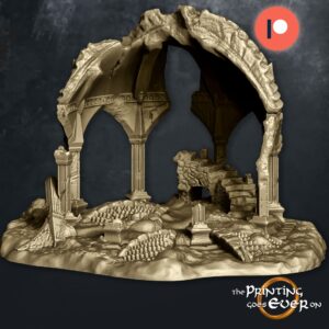 AE000937 Cupula Elfica Escenografia en Ruinas  -- The Pring Goes Ever On