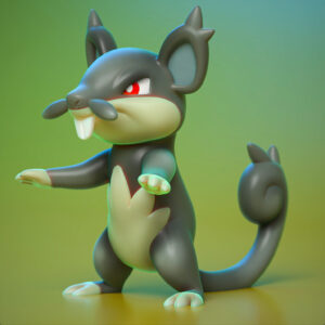 AE001614 Rattata (Aloha) -- Pokemon