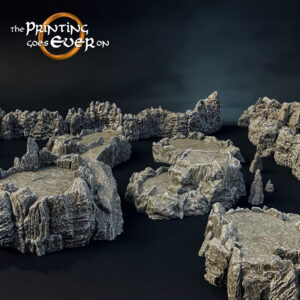 AE001103 Escenografia de Rocas Cirith Ungol -- The Pring Goes Ever On