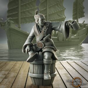 AE001201 Tripulación Barco Pirata (17 modelos) -- The Pring Goes Ever On