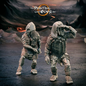 AE001254 Sam y Frodo, Disfrazados de Orcos -- The Pring Goes Ever On