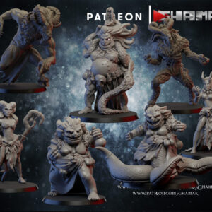 AE001772 Grupo de Brujas Y criaturas -- Ghamak