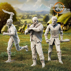 AE001270 Malechores Humanos (3 modelos) -- The Pring Goes Ever On