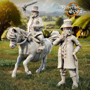 AE001266 Sherrif Hobbit a Pie y Caballo -- The Pring Goes Ever On