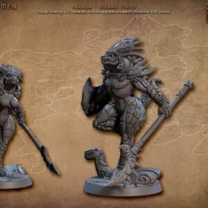 AE000648 Skaala - Lizard Pinup -- Artisan Guild