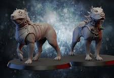 AE001625 Dogs Warhounds --Ghamak