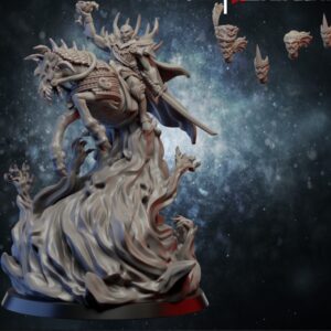 AE001988 Principe del inframundo, montado en corcel infernal -- Ghamak